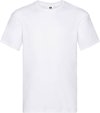 Blanco T-shirt - wit shirt - ronde hals - maat L - 1 stuk