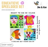 Montessori voor Thuis Educatieve Speelgoed - Leer Fijne Motoriek en Emoties