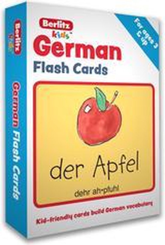Berlitz German Flash Cards, Berlitz Publishing Company 9781780045429