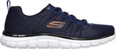 Skechers Track Moulton sneakers blauw - Maat 46