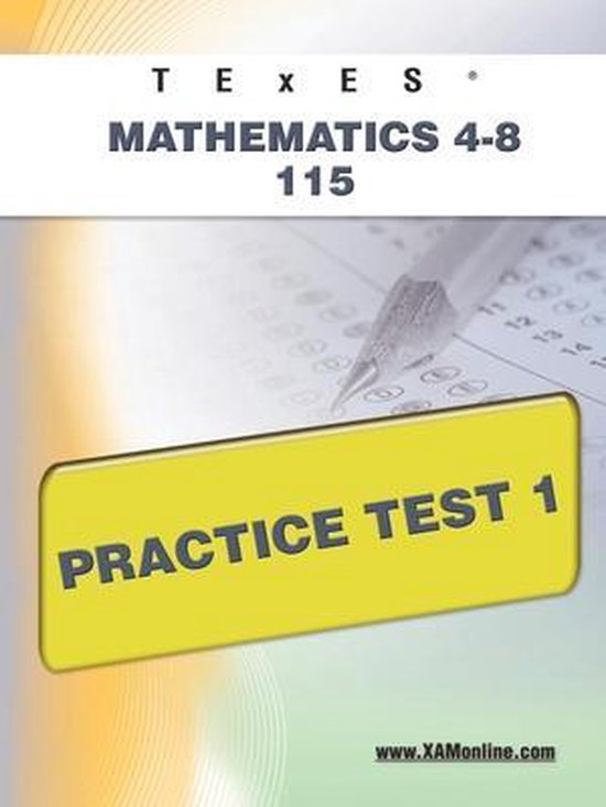 Texes Mathematics 4-8 115 Practice Test 1 - cover