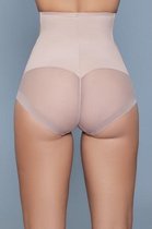 Peachy Soft Corrigerende Slip - Beige - S/M - Beige - Sexy Lingerie & Kleding - Lingerie Dames -  Dames Lingerie - Strings