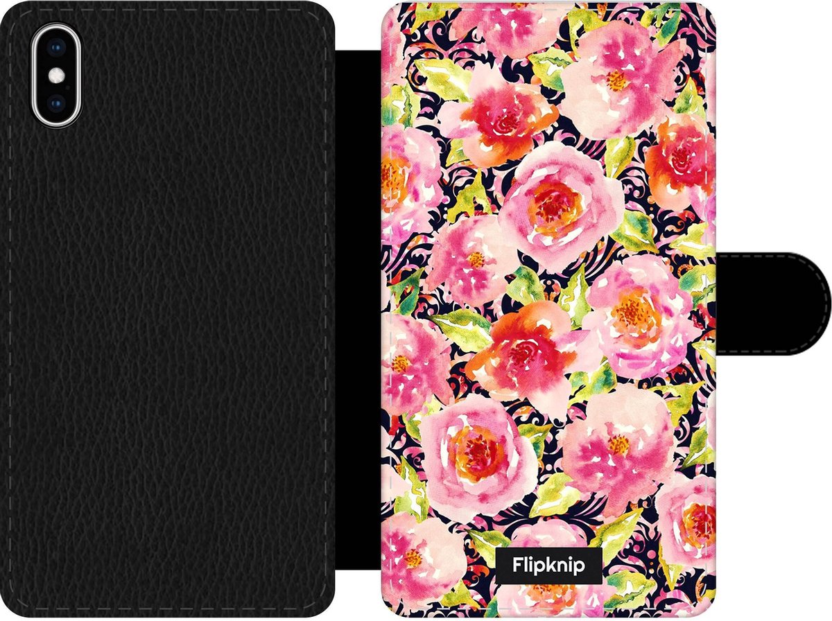 Wallet case - geschikt voor iPhone Xs Max - Floral N°3