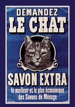 Carnet Lign� Le Chat, Savon Extra, Affiche, 1895