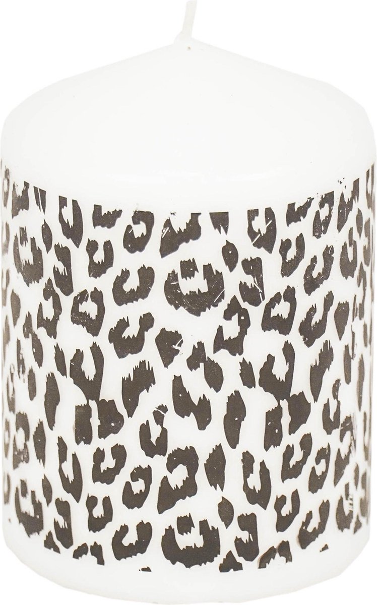 Housevitamin - Leopard Diner / Stompkaarsen - Ø7 cm - Luipaard print