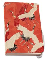 Notitieboek A5, zachte kaft: Woman haori with Red and White Cranes, Collection Rijksmuseum