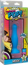 Mode - Silicone Anal Plug - 4.5 Inch - Blue - Butt Plugs & Anal Dildos