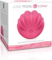 JIMMYJANE Love Pods - Coral Waterproof Vibrator - Bathroom Play - Clitoral Stimulators