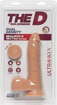 Realistic D - Slim 7 Inch with Balls - Ultraskyn - Flesh - Realistic Dildos