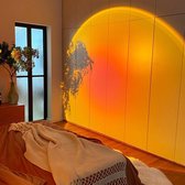 EverythingForYou - Sunset Lamp - Projector - Golden Hour - Sfeerverlichting binnen - TikTok Lamp - Summer Sale