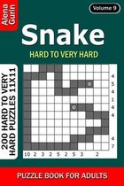 Snake puzzle book for Adults