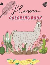 Llama Coloring Book