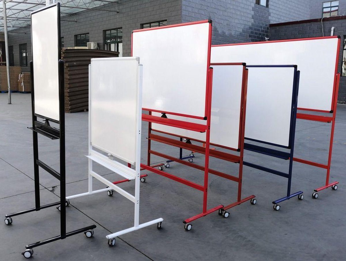 IVOL verrijdbaar whiteboard 120 x 180 cm zwart thumbnail 2