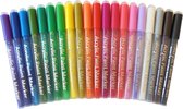 Afbeelding van Premium Creatives Acryl Stiften - Happy Stones - Verfstiften - Acrylverf - Tekenset - Stiften - 20 kleuren - Inclusief Etui