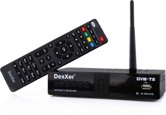 Décodeur WiFi DVB-T2 Tuner TV numérique JN-8833HD | bol