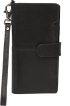 iPhone 11 Bookcase Hoesje Zwart Leer – Leren Hoesje iPhone 11 Zwart – iPhone 11 Hoesje Buffelleer