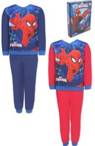 Spiderman Kinder Pyjama Geschenkset Polar Fleece 98 ROOD - 1 Stuk