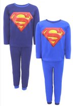 Superman Kinder Pyjama 110/116 Donker Blauw - 1 Stuk