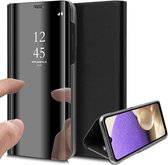 Hoesje geschikt voor Samsung Galaxy A32 5G - Book Case Spiegel Zwart