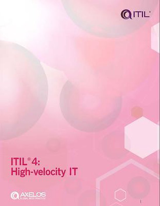 ITIL 4 highvelocity IT Managing professional highvelocity IT ... - cover