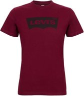 Levi's Housemarked - Heren t-shirt korte mouw - Ronde hals - Regular fit - 100% katoen - Wijnrood - XXL