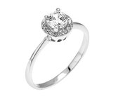 Montebello Ring Palmorchis - Zilver Gehrodineerd - ∅7mm - maat 62-19.8mm