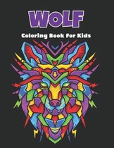 Wolf Coloring Book For Kids