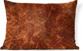 Sierkussens - Kussen - Een oude leder textuur - 60x40 cm - Kussen van katoen