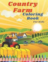Country Farm Coloring Book For Kids