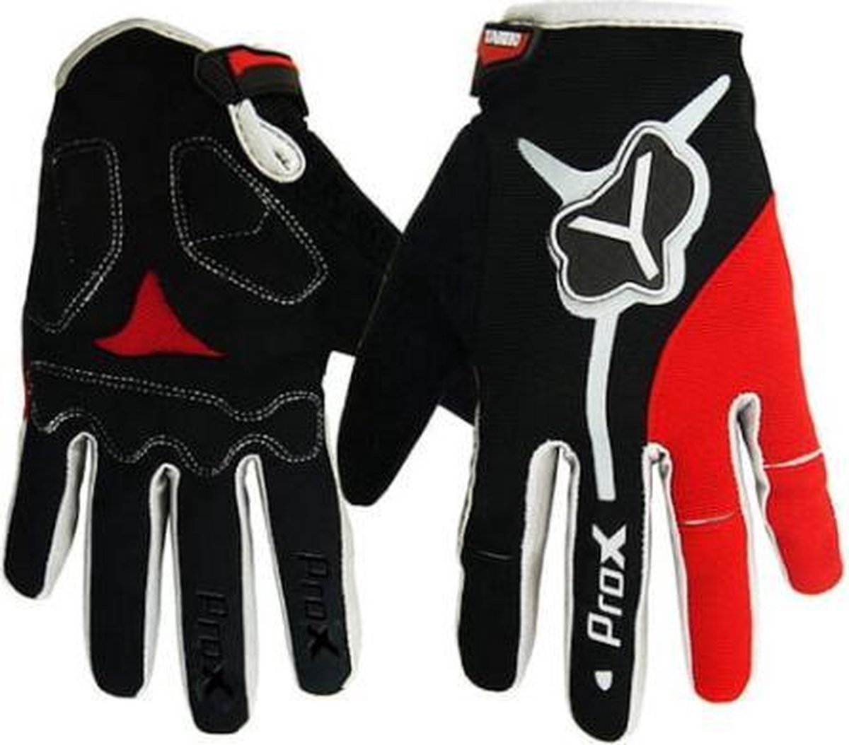 ProX Fietshandschoenen winter - wielrenhandschoenen - Rood Zwart - MTB/RACE - Large