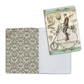 Stamperia Notebook A5 Voyages Fantastiques Bicycle (ENBA5004)