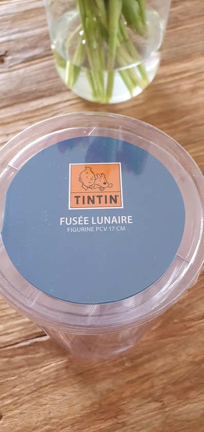 Fusée Tintin - hauteur 17 cm - plastique et caoutchouc - Moulinsart