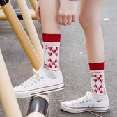Smiling Socks® -  Hippe Sokken - Sokken Met Print - 5 Paar - Anti zweet - Giftbox - Maat 35-43 - Dames sokken