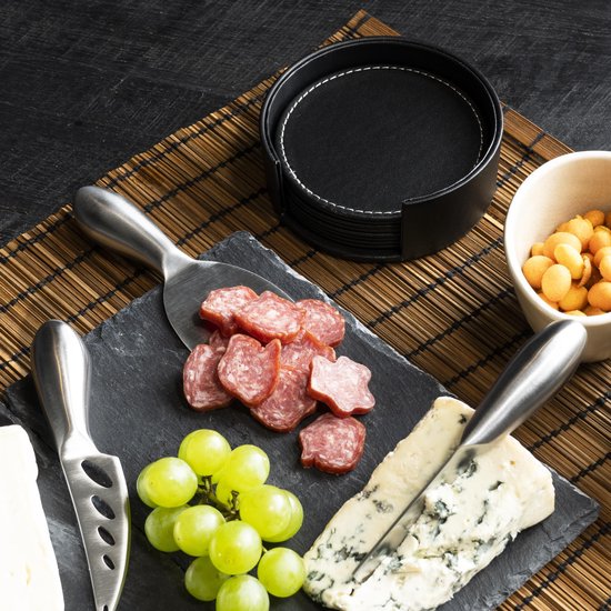 Krumble de Couteaux à fromage à fromage 6 pièces en acier inoxydable en boîte / Couteaux à fromage / Ensemble de couteaux à fromage pour tous les types de fromage - Acier