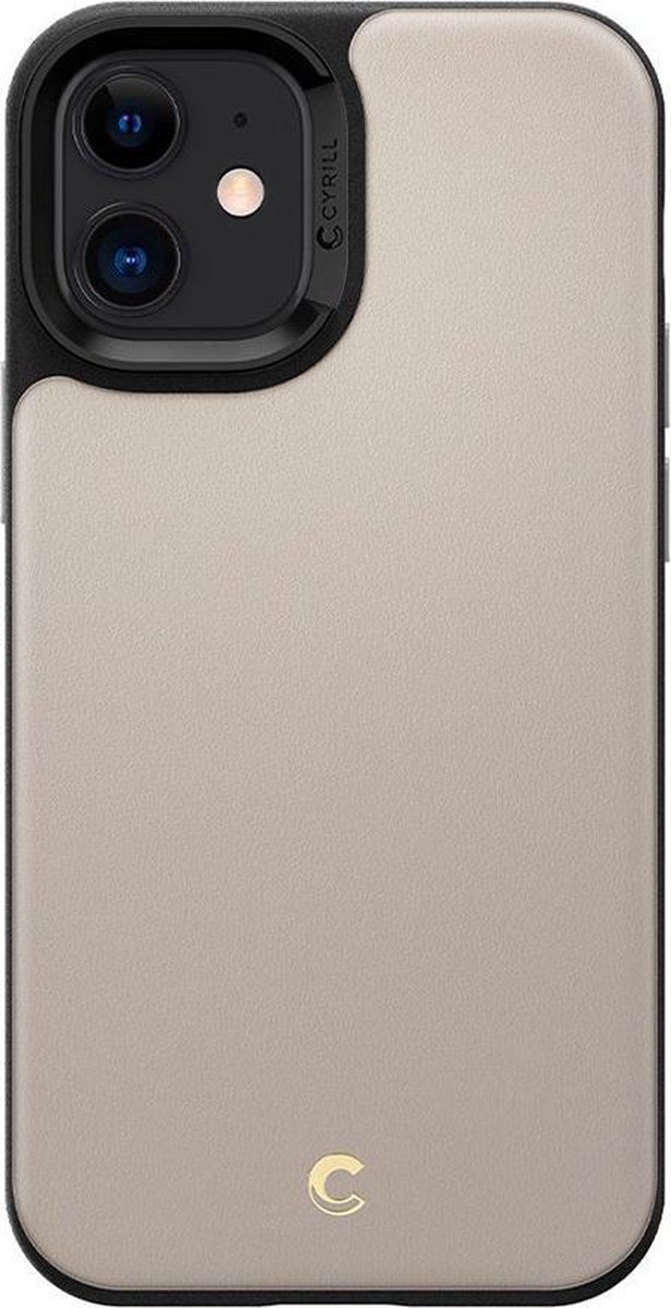 Spigen Ciel by Cyrill Leather Brick Apple iPhone 12 Mini Hoesje Blauw