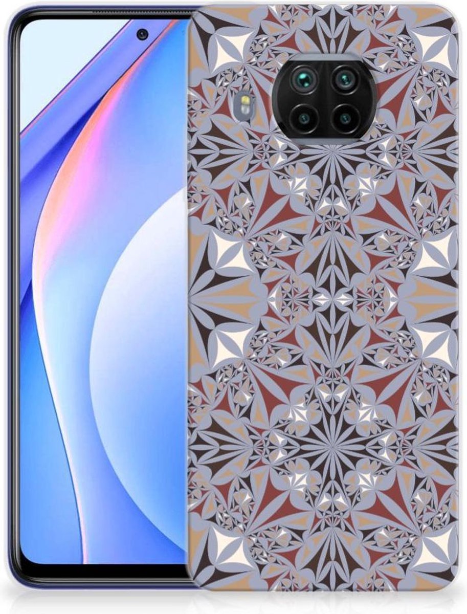 Xiaomi Mi 10T Lite TPU Siliconen Hoesje Flower Tiles