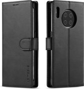 Voor Huawei Mate 30 Pro LC.IMEEKE kalfsleer Horizontale flip lederen tas, met houder & kaartsleuven & portemonnee (zwart)