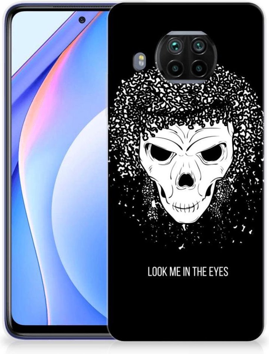 Silicone Back Case Xiaomi Mi 10T Lite Skull Hair