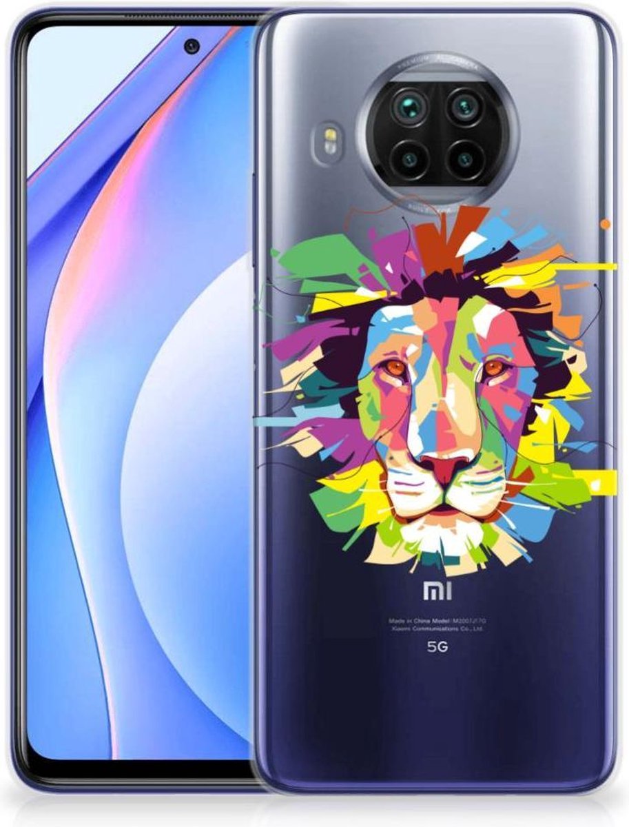 Xiaomi Mi 10T Lite Telefoonhoesje met Naam Lion Color