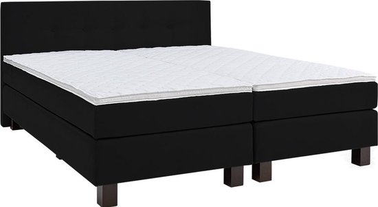 Beter Bed Salerno Complete Boxspring met Gestoffeerd Matras