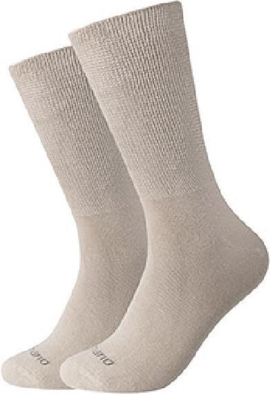 Camano super soft 2 PACK 39/42 Sand Diabetis chaussettes sans couture sans élastique