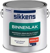 Sikkens Binnenlak - Verf - Hoogglans - Mengkleur - Simply Bread - 2,5 liter