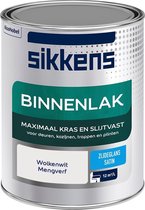 Sikkens Binnenlak - Verf - Zijdeglans - Mengkleur - Wolkenwit - 1 liter