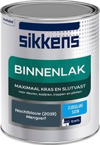 Sikkens Binnenlak - Verf - Zijdeglans - Mengkleur - Nachtblauw (2019) - 1 liter