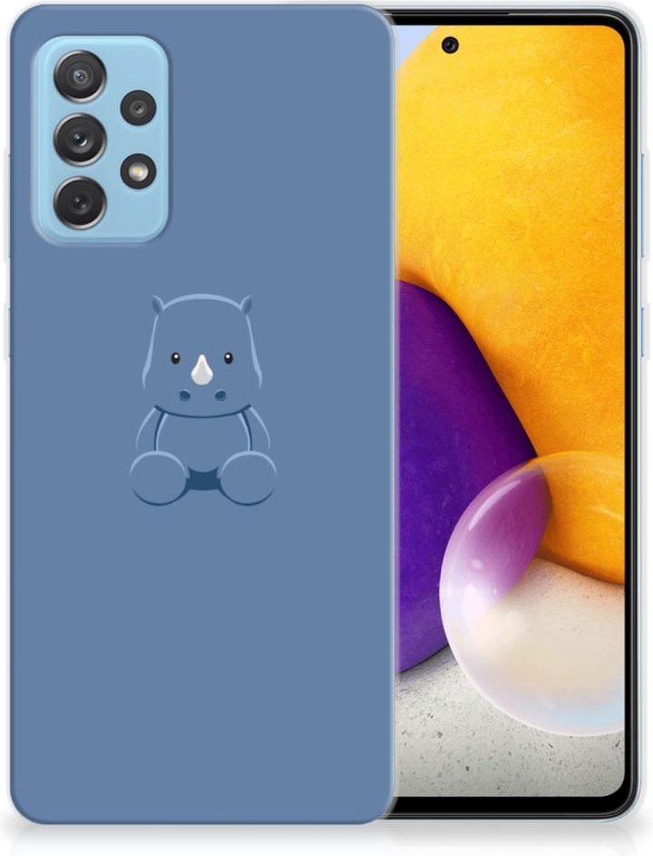 Samsung Galaxy A72 Telefoonhoesje met Naam Baby Rhino