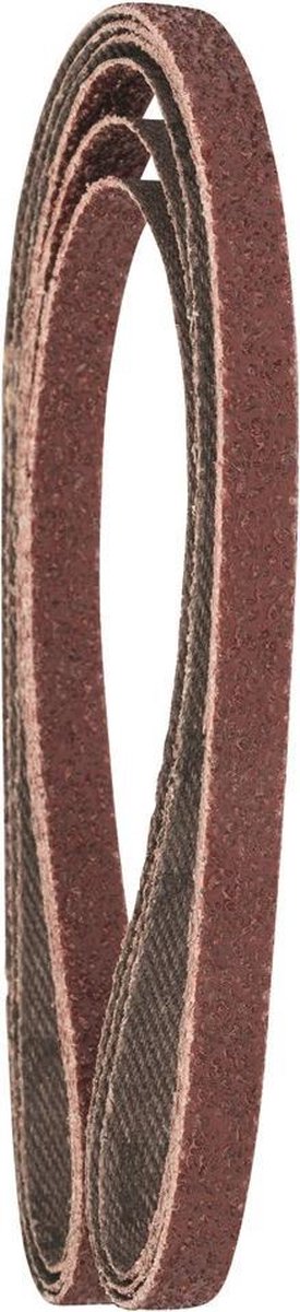 Bosch - 3-delige schuurbandenset voor Black & Decker Powerfile, rode kwaliteit 40, ongeperforeerd, gespannen