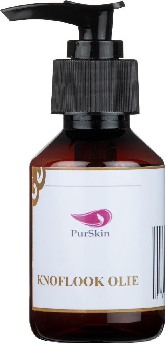 Purskin Knoflook Olie 100ML INCL SHAMPOO & DERMAROLLER en Haarnet | Knoflook haar olie | Zwarte Zaad| Haargroei | Kale plekken | Dikker haar