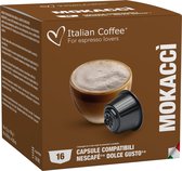 Italian Coffee - Mokaccino Italiano - 16x stuks - Dolce Gusto compatibel