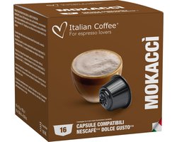 Italian Coffee - Mokaccino Italiano - 16x stuks - Dolce Gusto compatibel