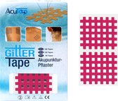 AcuTop - Gittertape / Cross tape Medium - Type C Roze - 40 stuks